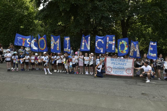 Children from Beecroft Primary School took part in the parade