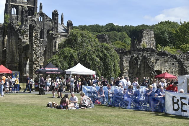 Visitors enjoyed fine weather - with temperatures reaching up to 25C