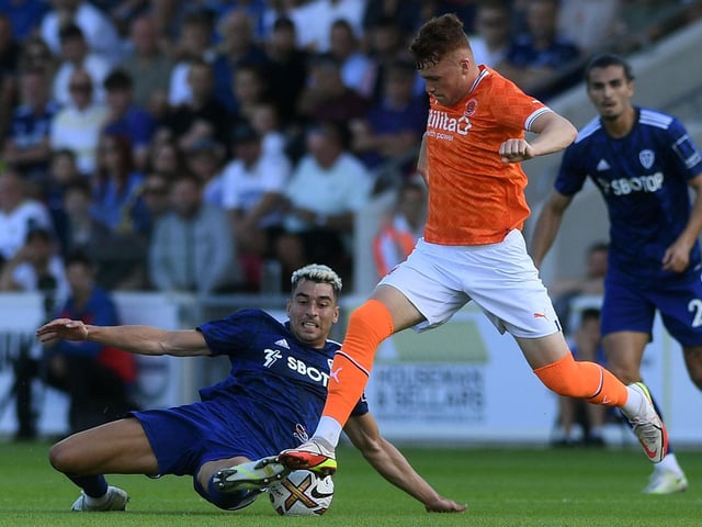 Roca, a summer recruit from Bayern Munich, excelled in front of the back four against Blackpool and looks a very likely starter, probably next to Adams in a double-pivot. Adam Forshaw, Mateusz Klich, Dallas, Koch, Lewis Bate and exciting 16-year-old Archie Gray head the other options.