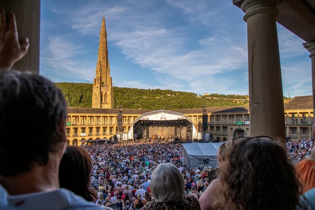 The sell-out crowd were treated to an array of Tom's hits. Photos by Cuffe and Taylor/The Piece Hall Trust