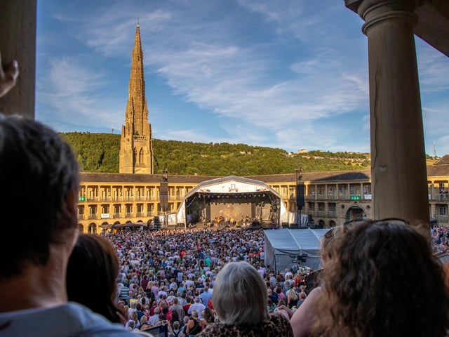 The sell-out crowd were treated to an array of Tom's hits. Photos by Cuffe and Taylor/The Piece Hall Trust