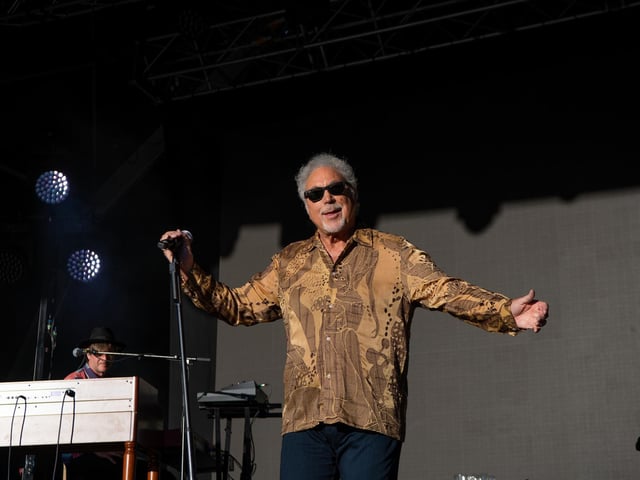 There had been much anticipation for the show - and Sir Tom did not disappoint. Photos by Cuffe and Taylor/The Piece Hall Trust