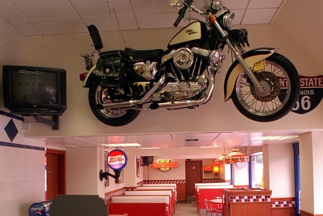 Do you remember the Harley Davidson motorcycle in the KFC restaurant on Armley Road?