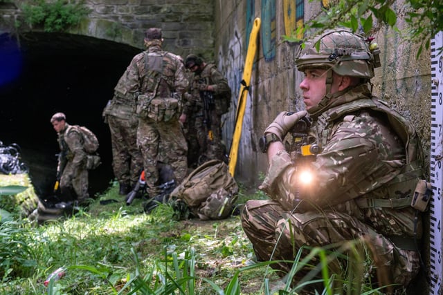 Soldiers from 21 Engineer Regiment, 4th Battalion, Parachute Regiment, 2nd Battalion the Royal Anglian Regiment and 8 Engineer Brigade took part