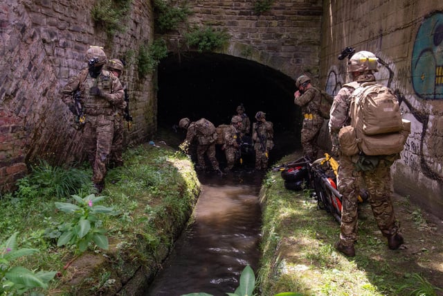 In exercise Hypogeal Bear on Monday, they tested new equipment in the city and below the ground in tunnels