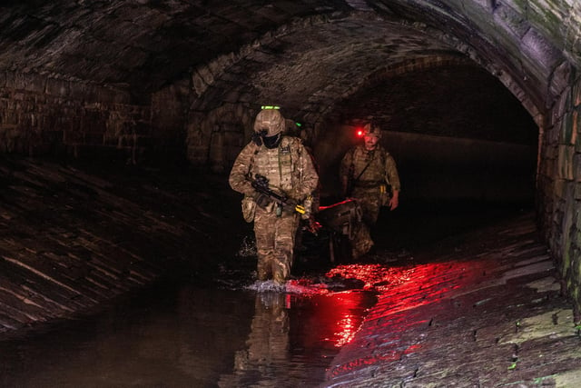 “Within the tunnel complex it’s not too bad, but then you’ve got to negate working with knee-high water - sometimes deeper.