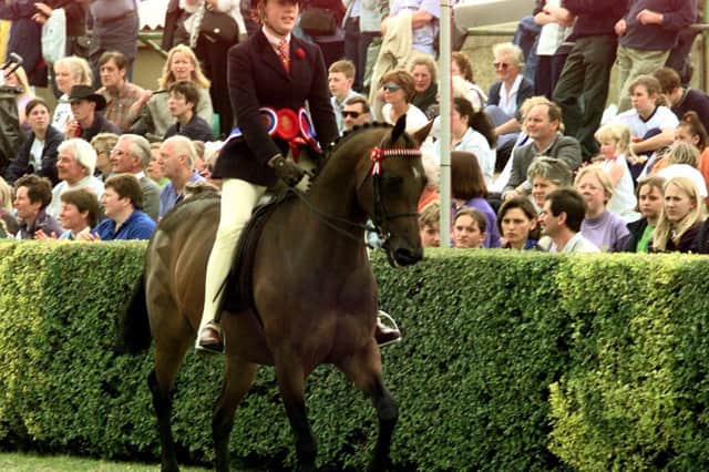This is Pony Rider of the Year Charlotte Dujardin with her pony Knowle Victoria in July 1998. She would go on to become a multiple World and Olympic champion.