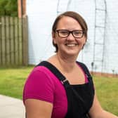 Jos McLaren of Morley was given the dreaded diagnosis in 2020 at the age of 41, leaving her shocked but determined to remain buoyant in the face of adversity. Credit: Bruce Rollinson