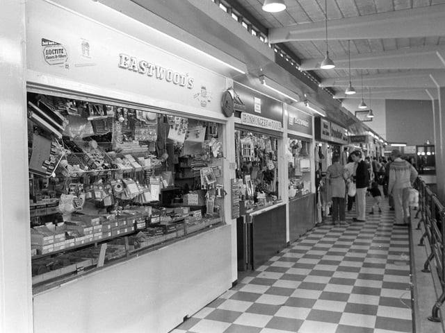 Do you remember these indoor market stalls?
