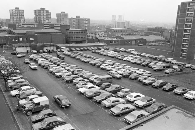 A packed Westgate car park.