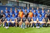 OLD PALS - Liam Cooper, back row second from right, and Jay O'Shea, middle row third from left, won a League Two title together at Chesterfield and have reunited this week on the Gold Coast.