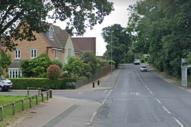 Station Road, Hemsworth, where the crash took place (Photo: Google)