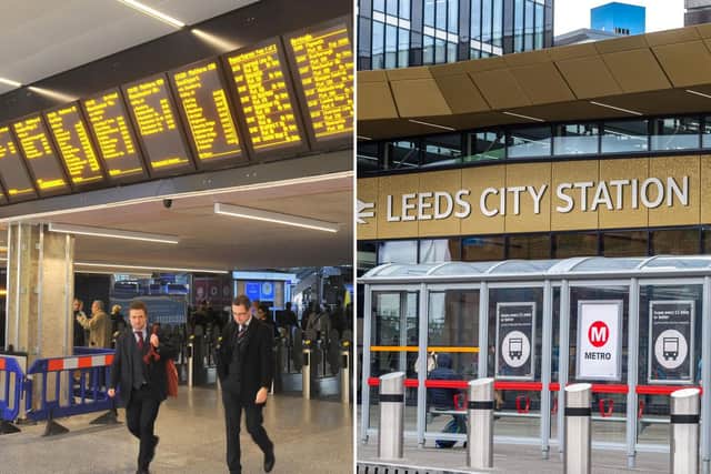 Commuters at Leeds Station will be affected by the strike.