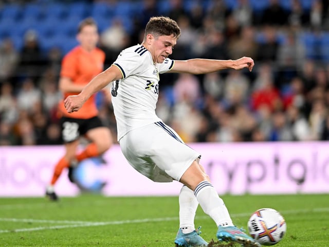 United's Wales international forward Dan James fired Leeds ahead.