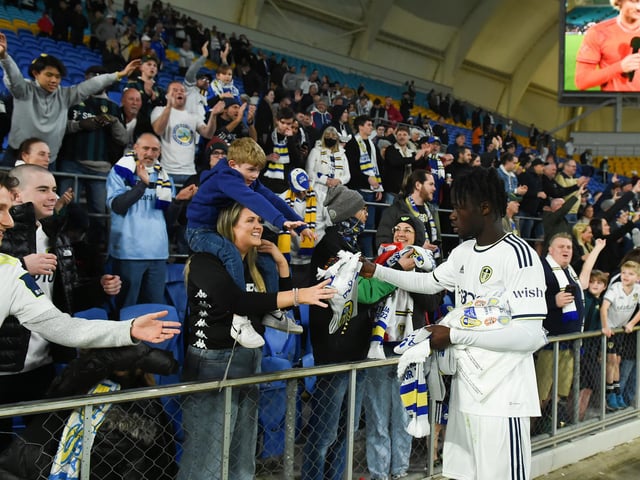 Between new teen signing Darko Gyabi and the fans in the stands.