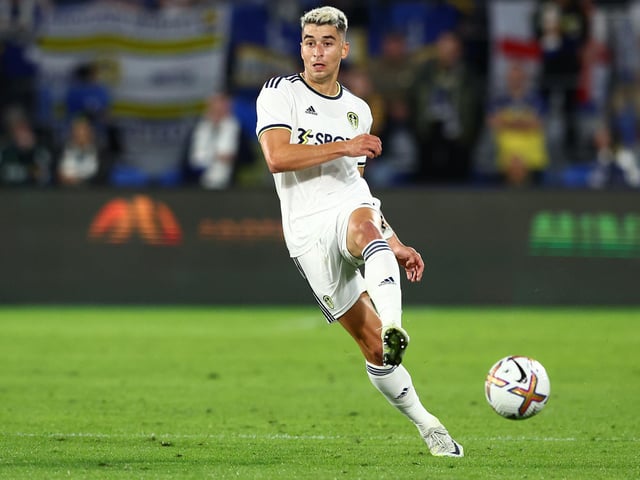 Another of the new signings, Spaniard Marc Roca, who partnered Adam Forshaw for the midfield double pivot in the first-half.