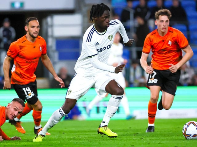 Darko Gyabi, another of the new recruits, and just 18 years old.