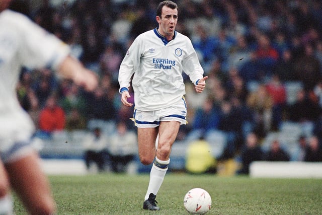 Gary McAllister pushes on against Palace.
Picture by Varleys.