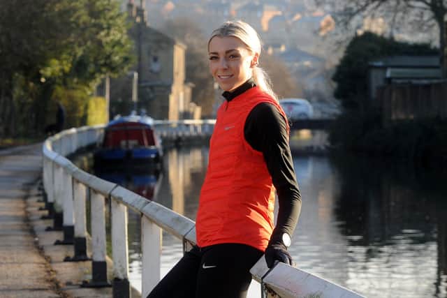 BIG SUMMER: Alex Bell on a training run at Apperley Bridge. Picture: Tony Johnson.