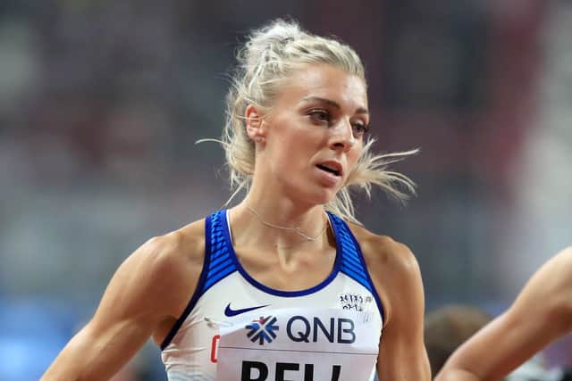 FLASHBACK: Alex Bell takes part in the women's 800 metres at the last World Athletics Championships in Doha, Qatar. Picture: Martin Rickett/PA Wire.