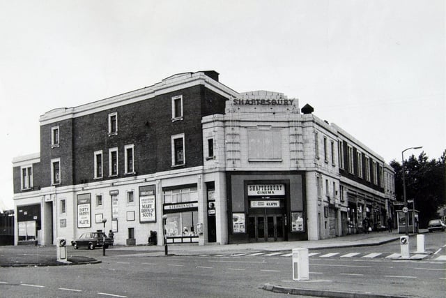 The Shaftesbury cinema on York Road pictured in September 1973. It would close two years later.