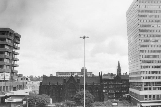 City Square in September 1973. This photo as taken from the GPO building.