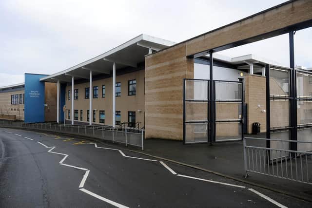 Ralph Thoresby School in north Leeds made the announcement on social media.