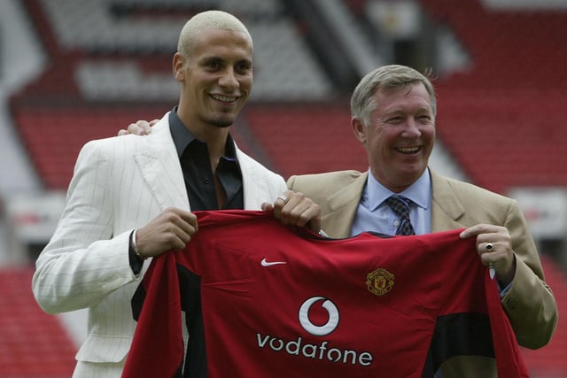 Ferdinand became the most expensive British football player with his transfer to United's old rivals, which also broke the world record for a fee paid for a defender.