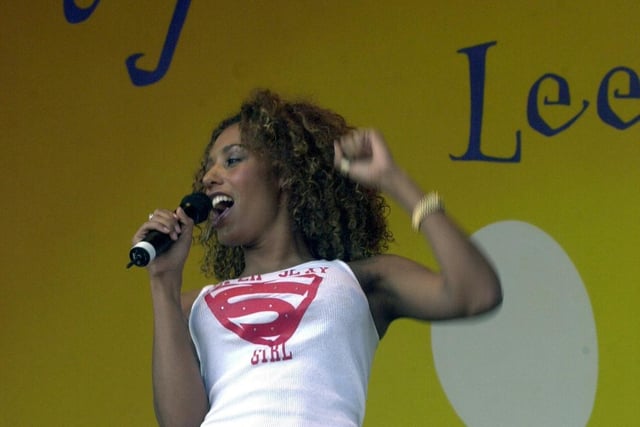 Leeds's own Spice Girl turned solo star Mel B performed at Party in the Park held at Temple Newsam.