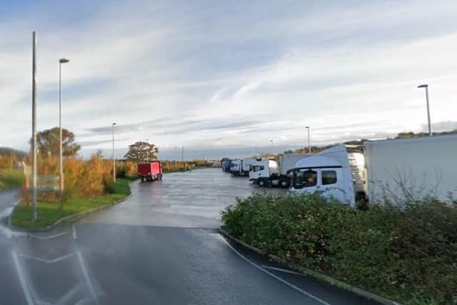 The thieves targeted a lorry parked up at the M5 services near Gloucester in the early hours of May 4 this year (Photo: Google)