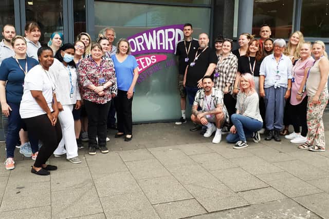Forward Leeds staff at the city’s hub on Kirkgate in the city centre