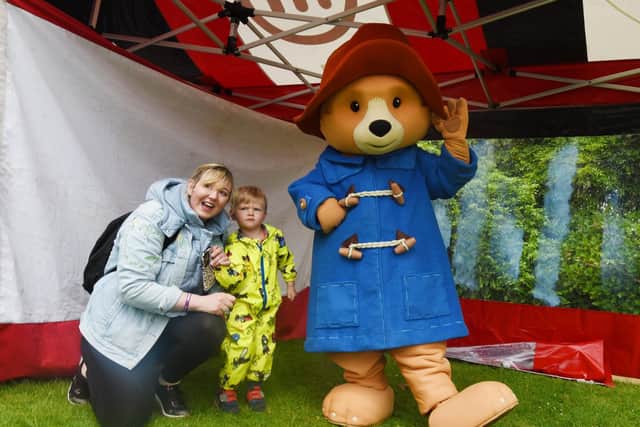 Paddington Bear at Astley Park, Chorley, as part of the weekend Queen's Platinum Jubilee celebrations (Photo: Michelle Adamson)