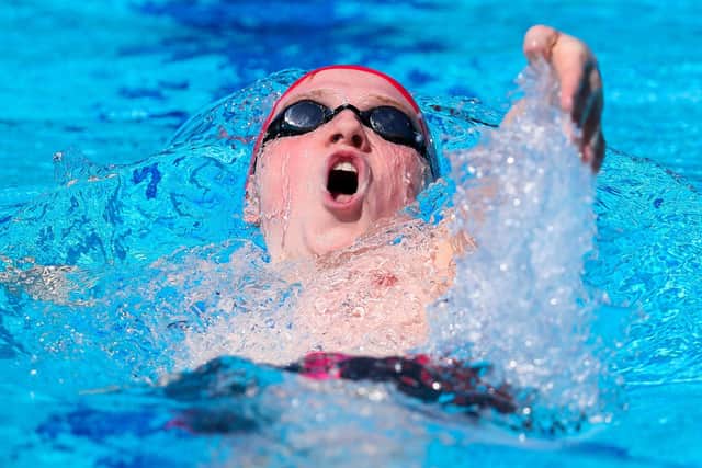 MAKING A SPLASH: Joe Litchfield competes in the 400m Individual Medley heats in GOld Coast back in 2018. Picture by Alex Whitehead/SWpix.com