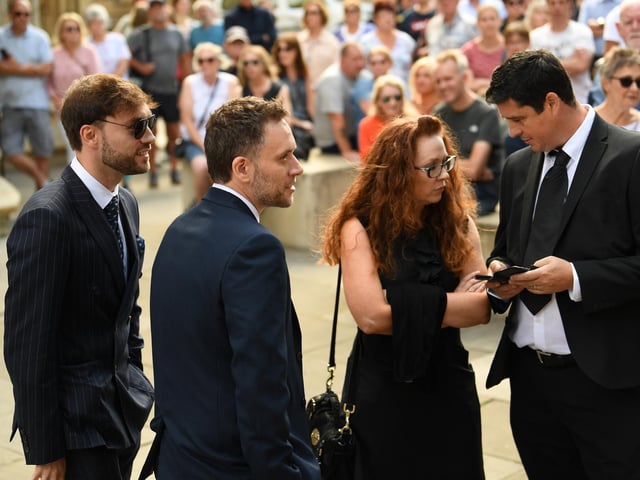 The family and loved-ones of Harry Gration gathered to say goodbye.