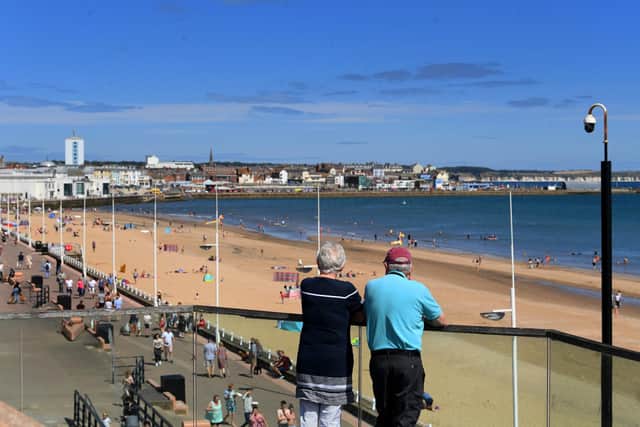 The good weather continues from Wednesday, which saw lots of people flock to the beach in Bridlington.