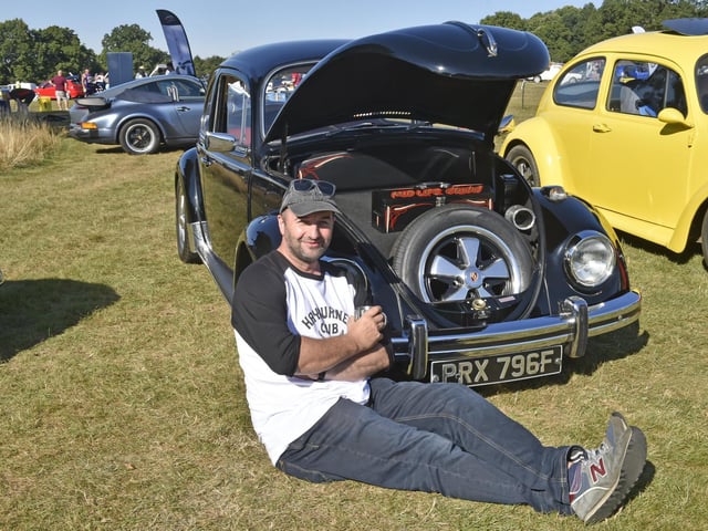Andy Marsh, from Bramley, with his 1968 Beetle