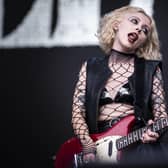 Heather Baron-Gracie performs with her band  Pale Waves during the Leeds Festival 2022 at Bramham Park in Leeds. Picture date: Friday August 26, 2022. PA Photo. Photo credit should read: Danny Lawson/PA Wire