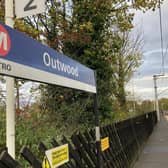 Emergency services were called to reports of a casualty on the tracks at Outwood railway station.