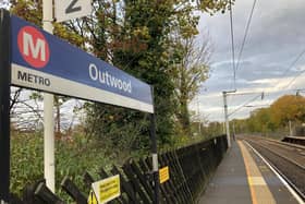 Emergency services were called to reports of a casualty on the tracks at Outwood railway station.