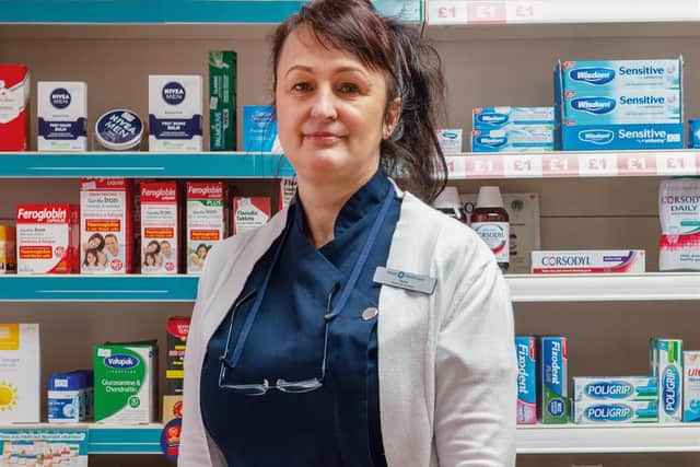 Pharmacist Jayne is the subject of another of the poem portraits. Picture: Lizzie Coombes