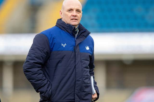 Leeds Rhinos coach Richard Agar has been hitting the team notes in readiness for the Challenge Cup third-round tie with St Helens. Picture: Bruce Rollinson/JPIMedia.