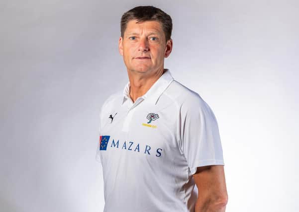 Yorkshire CCC director of cricket, Martyn Moxon. Picture: Alex Whitehead/SWpix.com.