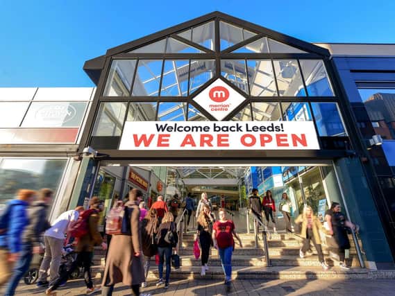 The shops in the Merrion Centre will reopen on April 12.