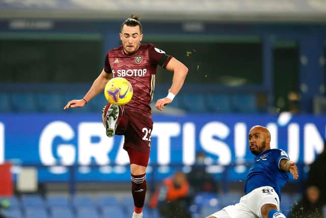 NOT AVAILABLE - Jack Harrison cannot play for Leeds United against Manchester City under the terms of his loan deal. Pic: Getty