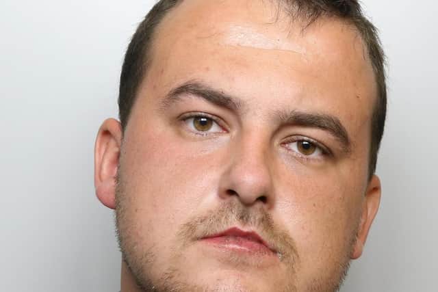 Benjamine Swindells was jailed for 19 months after his pet dog savaged an 11-year-old boy.
