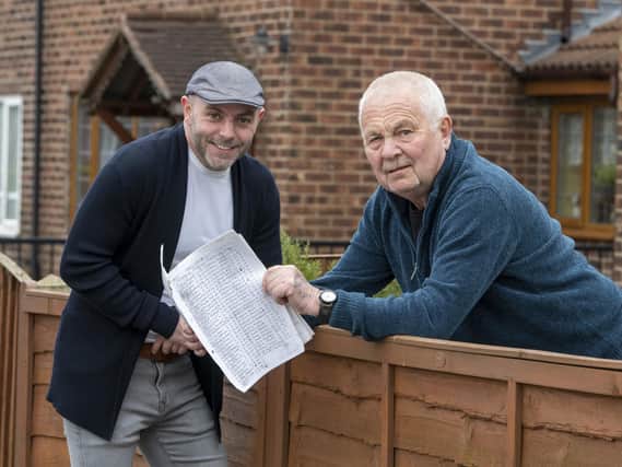 Chris Baker and Dennis Best have created an information leaflet on the history and legacy of the Peckfield Pit disaster in Micklefield.