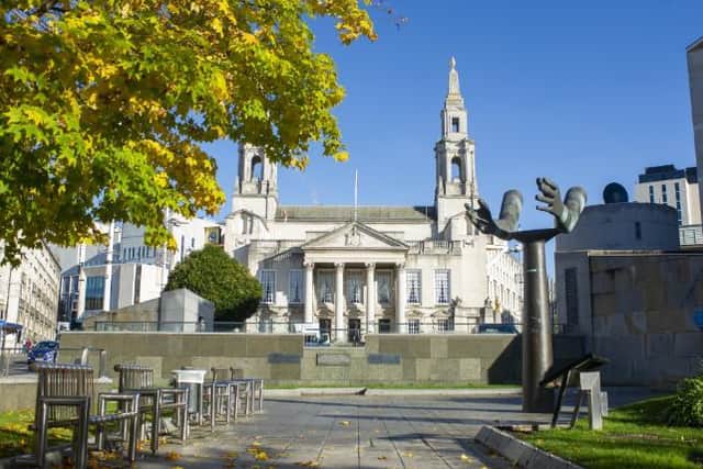 Civic Hall is the current headquarters of Leeds City Council.