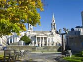Civic Hall is the current headquarters of Leeds City Council.