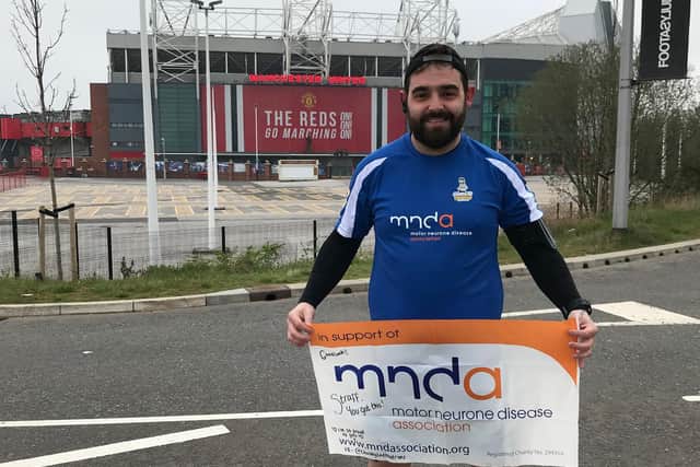 Inspired by Rob Burrow, this Leeds man has run from Old Trafford to Headingley to raise money for MND