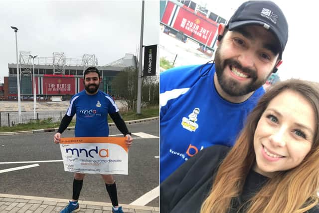 Inspired by Rob Burrow, this Leeds man has run from Old Trafford to Headingley to raise money for MND